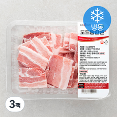 도드람한돈 복고삼겹살 구이용 (냉동), 600g, 3팩