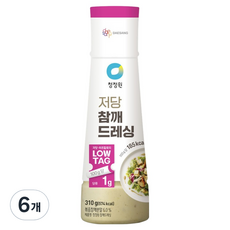 清淨園 低糖芝麻沙拉醬, 310克, 6個