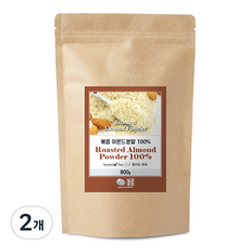 볶음 아몬드분말 100%, 800g, 2개