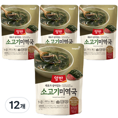 양반 소고기미역국, 460g, 12개