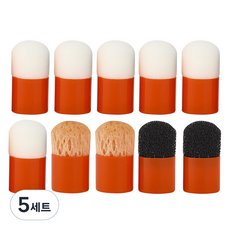 Kes.B 藝術學校圓點郵票 10P 套裝, 混色, 5組