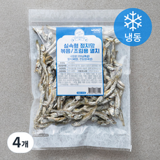 바다원 실속형 정치망 볶음 / 조림용 멸치 특급 (냉동), 4개, 200g