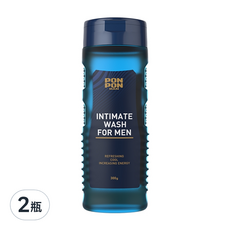 PONPON 澎澎 MAN 男性私密專洗液, 有效抑菌消臭，抗菌調理，溫和清潔, 300g, 2瓶