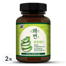 상쾌한 변수 알로에정 111.6g, 2개