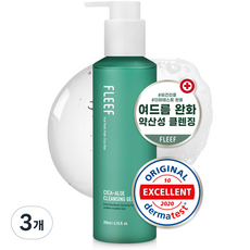 플리프 시카 알로에 클렌징 젤 폼, 200ml, 3개