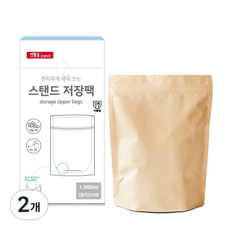 생활을그리다 스탠딩 종이 저장팩 대 1000ml 30p, 2개, 대(L)