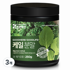 조은약초 케일 분말, 250g, 3개