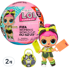 L.O.L Surprise FIFA 女足世界盃澳洲紐西蘭 2023 年套裝模型隨機出貨, 2個