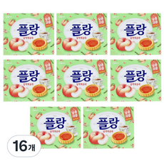 청우식품 플랑 납작복숭아 쿠키, 160g, 16개