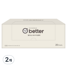 KleanNara 可綠納樂 better可水洗竹纖維衛生抹布, 2個