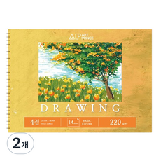 DOOSUNG PAPER Art Prince繪圖春季素描本 220g D01, 2個, 14張, 4 開