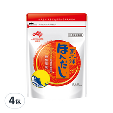 AJINOMOTO 味之素 烹大師 鰹魚風味調味料, 日本燒津乾燥鰹魚使用, 清雅香氣, 1kg, 4包