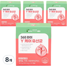 셀트리온 이너랩 365 와이 Y 케어 여성 유산균 10.5g, 30정, 8개