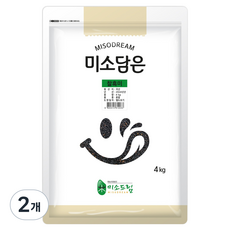 미소담은 찰흑미, 4kg, 2개 4kg, 2개