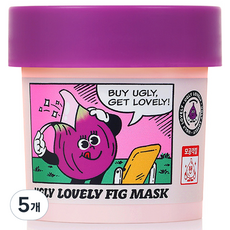 UglyLovely 豬面膜 100ml, 5個, 1入