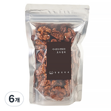 청담설한옥 시나몬조청담은호두정과, 60g, 6개