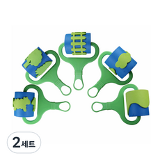 EVA大型髮捲 5種組, 自然隨機發貨, 2組