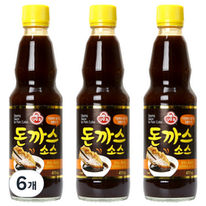 오뚜기 돈까스소스, 415g, 6개