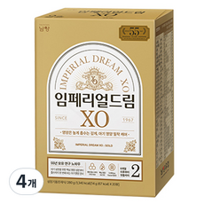 남양 임페리얼드림 XO GOLD 2단계 6~12개월 280g, 20개입, 4개