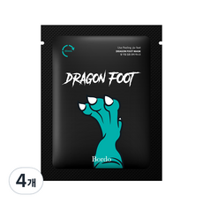 보르도 드래곤 풋 필링 마스크, 20g, 4개