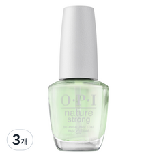 오피아이 네이처스트롱 보태니컬 베이스코트, 투명, 3개, 15ml