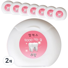 엠에스 치실 무향, 8개입, 2개