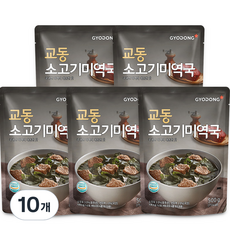 교동 소고기 미역국, 500g, 10개