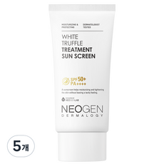 네오젠 화이트 트러플 트리트먼트 선스크린 SPF50+ PA++++, 50g, 5개