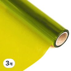 FILMBANK UBIGEO PVC膜厚紙透明膠帶 黃色 0.3*950*500mm 2入, 3個