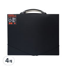 Heemang B4 PP文件夾 20張 手提型 HC0343, 單色, 4個