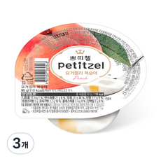 쁘띠첼 요거젤리 복숭아, 90g, 3개