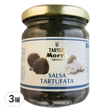 TARTUFI Morra 阿爾巴松露世家 夏季松露蘑菇醬 中, 3罐