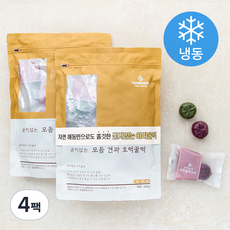 아리울떡공방 굳지않는 모듬 견과 호떡꿀떡 (냉동), 4팩, 600g