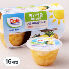 돌 후룻볼 파인애플, 113g, 4개입, 4개 113g, 16개입