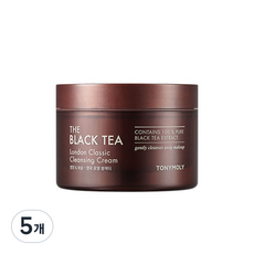 토니모리 더 블랙티 런던 클래식 클렌징 크림, 5개, 200ml