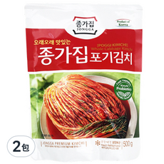 JONGGA 宗家府 整顆白菜, 脆度高 酸度佳 適合做壽司 料理用, 500g, 2包