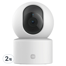 샤오미 1080P Wi Fi 홈캠 CCTV 스마트 카메라 C201 실내용, 2개, MBC57