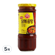 오뚜기 닭볶음탕 양념, 470g, 5개