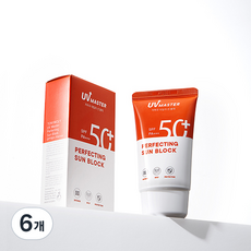 토니모리 유브이마스터 퍼펙팅 선블럭 SPF50+ PA+++, 6개, 50ml