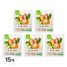순이유 유기농 야채수, 2g, 15개