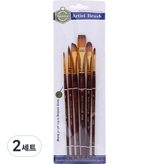 KeepSmiling Kohimomo藝術家刷具6入組, 2組, 6種