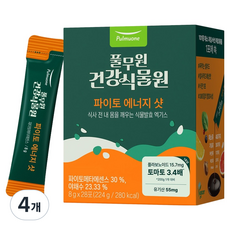 풀무원건강식물원 파이토 에너지 샷, 224g, 4개