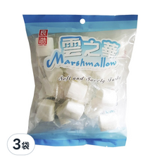 良澔 雲之華 白棉花糖, 100公克, 菲律賓原產地, 100g, 3袋