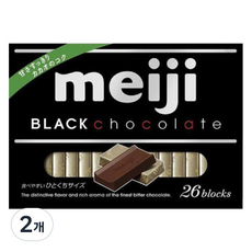 메이지 블랙 초콜릿, 120g, 2개