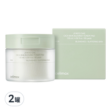 celimax BHA 積雪草舒緩爽膚棉, 有效清潔⽼廢⾓質，舒緩鎮靜肌膚，含玻尿酸成分, 60片, 2罐