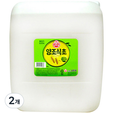 오뚜기 양조식초 18L, 2개