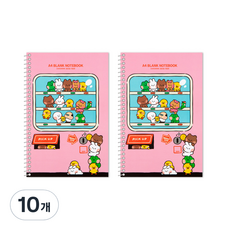 라인프렌즈 A4 무선 연습장, 랜덤발송, 10개