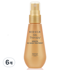 실크테라피 케라틴 노워시 트리트먼트, 6개, 60ml