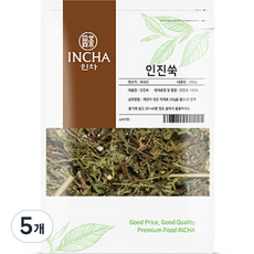 국산 인진쑥 차, 300g, 5개