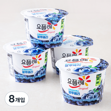 요플레 오리지널 요거트 블루베리, 180g,